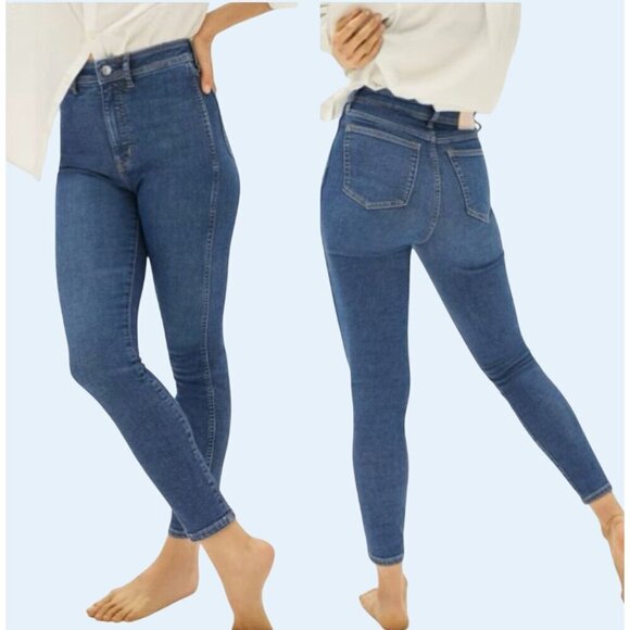 EVERLANE The Way High Clean Front Skinny Jean Super High Waisted Size 29 - Picture 1 of 8